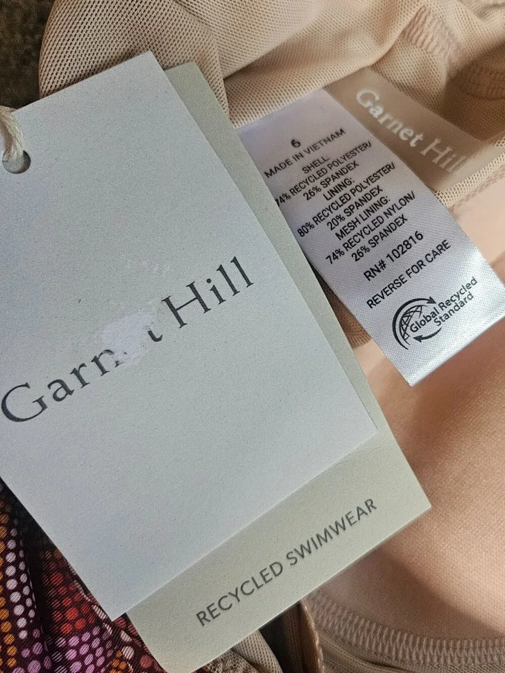 Garnet Hill new tags